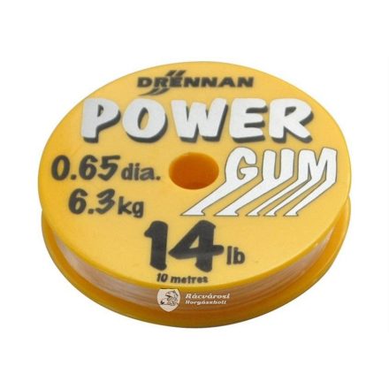 Drennan Power Gum - erőgumi 14lb víztiszta
