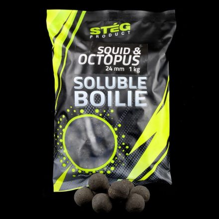Stég Product Soluble boilie 24 mm Squid Octopus 1kg
