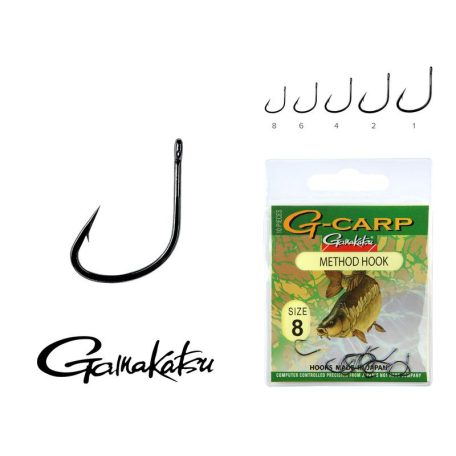 Gamakatsu G-Carp method hook 10/cs. 2-es
