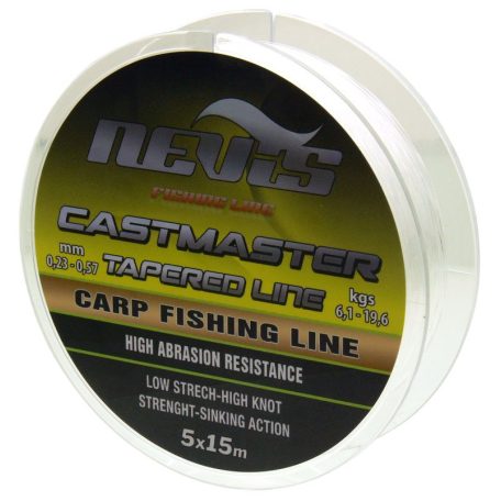 NevisCastmaster Tapered Line 5x15m 0.26-0.57mm