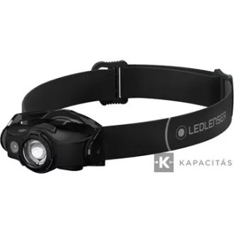   LED LENSER MH4 outdoor LED tölthető fejlámpa 400lm/180m 1xLi-ion, fekete