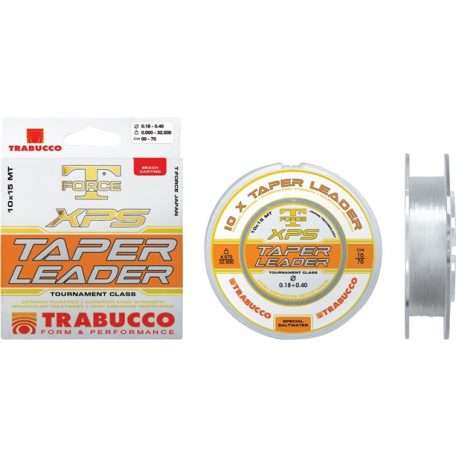 Trabucco T-Force XPS Taper Leader 0,20mm-0,50mm 10x15m