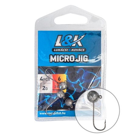L&K micro jig 2316 fej 10-es méret 1g