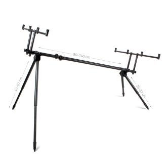 Carp Academy Alcatraz Rod Pod Black