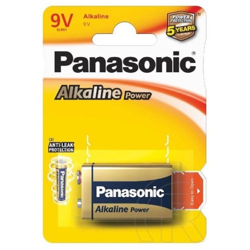 Panasonic Alkaline Power 9V-os elem