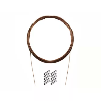 Delphin Acélhuzal BOMB! krimpelő csővel / 7 szál 10m/9kg