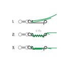 Dephin Not a Knot kapocs C-02-10ks BN/SS