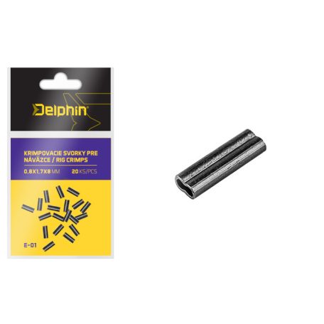 Dephin Klimpelő cső 20db/cs 0,8x1,7x8mm
