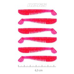 Nevis Impulse Shad 6,3cm 6db/cs Pink Flitter