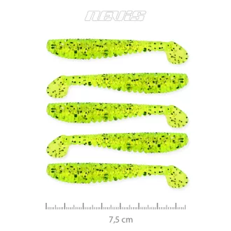 Nevis Impulse Shad gumihal 10cm/4db/cs (Poppy Green)
