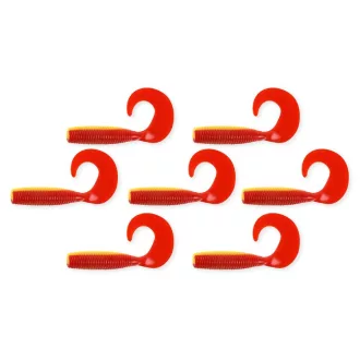 Twister 6cm 7db/cs sárga-piros