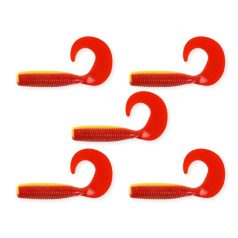 Twister 7,5cm 7db/cs sárga-piros