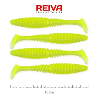 Reiva Zander Power Shad 10cm 4db/cs (Flash Lemonade)