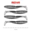 Reiva Zander Power Shad gumihal 10cm /4db (Flash Bleak)