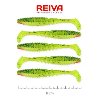 Reiva Zander Power Shad 8cm 5db/cs (Watermelon)