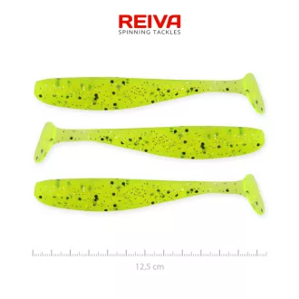Reiva Flash Shad 12.5cm 3db/cs (Poppy green)