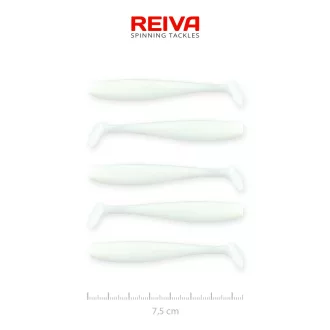 Reiva Flash Shad 7.5cm 5db/cs (Classic White)