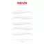 Reiva Flash Shad 7.5cm 5db/cs (Classic White)