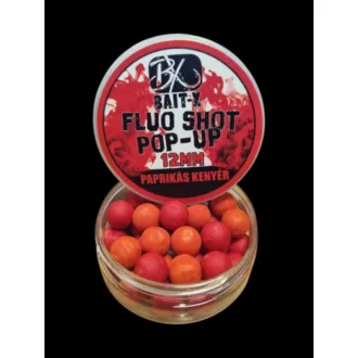 Bait-X Fluo Shot popup paprikás kenyér12mm 30g