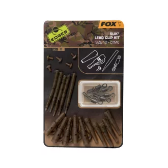 Fox Edges Camo Slik lead clip kit size 10 x 5