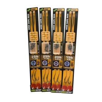 FOX Armapoint wide gape rigs 25lb brown