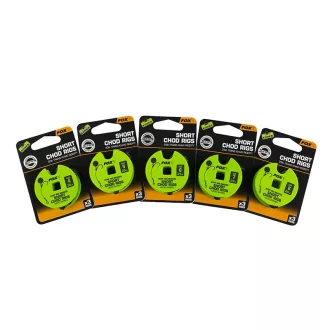 Fox short chod rigs 25lb size 7