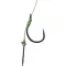 Czero F1 Quantum barbless előkötött horog 0,12 fonott 8-as horog méret 8cm hossz 3db/csomag