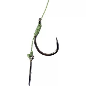   Czero F1 Quantum barbless előkötött horog 0,10 fonott 12-es horog méret 8cm hossz 3db/csomag