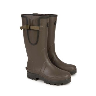   Fox Neoprene lined Camo/Khaki Rubber Boot - bélelt gumicsizma 44