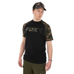 Fox T-shirt Raglan black/camo size:M