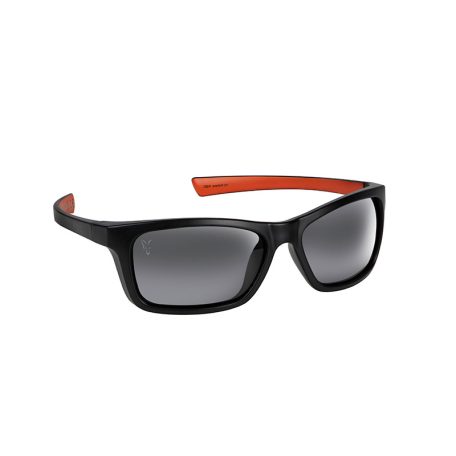 Fox Collection Wraps - Black/Orange - napszemüveg, szürke lencse