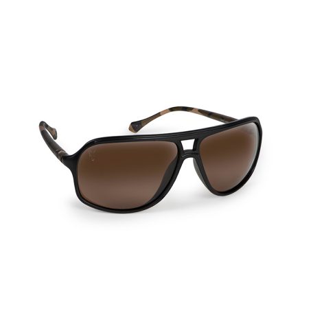 Fox Av8 Black & Camo - Brown Lense - Fekete/Camo napszemüveg, barna lencsével