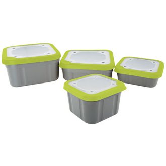 Matrix 3.3pt Grey/Lime Bait Box Solid Top