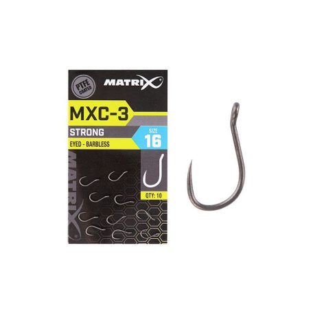 Matrix MXC-3 füles erős szakál nélküli horog 16-es