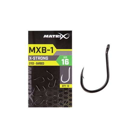 Matrix MXB-1 füles erős X-Strong szakálas horog 14-es