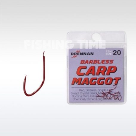 Barbless Carp Maggot horog 12-es