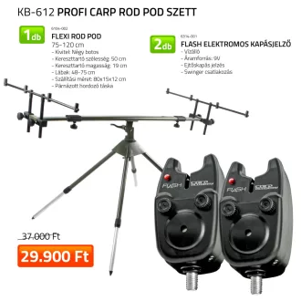 Profi Carp Rod Pod szett  6104-002+ 2db 6314-001