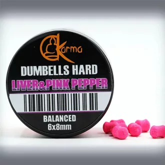 Karma Dumbells- liver & pink pepper Hard Balanced 6x8mm 15g