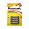 Panasonic Alkaline Power AAA 4