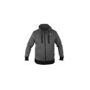 Preston Grey Zip Hoodie zippzáros pulóver - szürke S