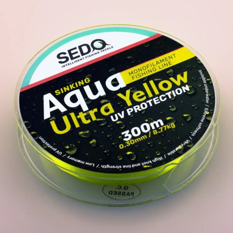 Sedo Aqua Ultra Yellow 300m 0,205mm 3,91kg monofil zsinór