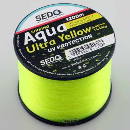 Sedo Aqua Ultra Yellow 1200m 0,225mm 5,15kg monofil zsinór