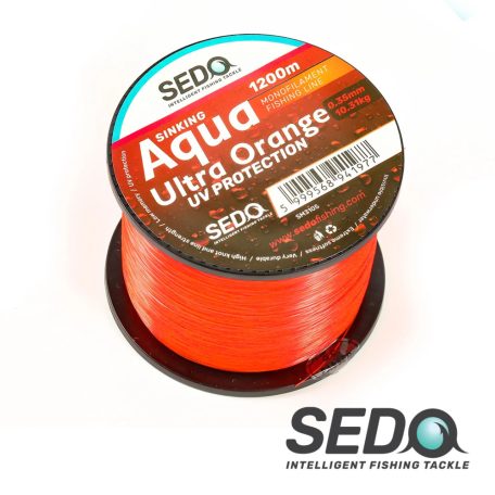Sedo Aqua Ultra Orange 1200m 0,25mm 6,45kg monofil zsinór