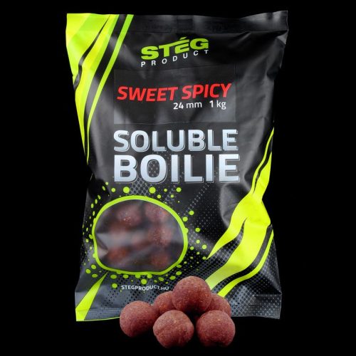 Stég Product Soluble boilie 24 mm Sweet Spicy (édes fűszer) 1kg