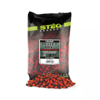 Stég Product Pellet Mix 800g 5mm Strawberry-Halibut